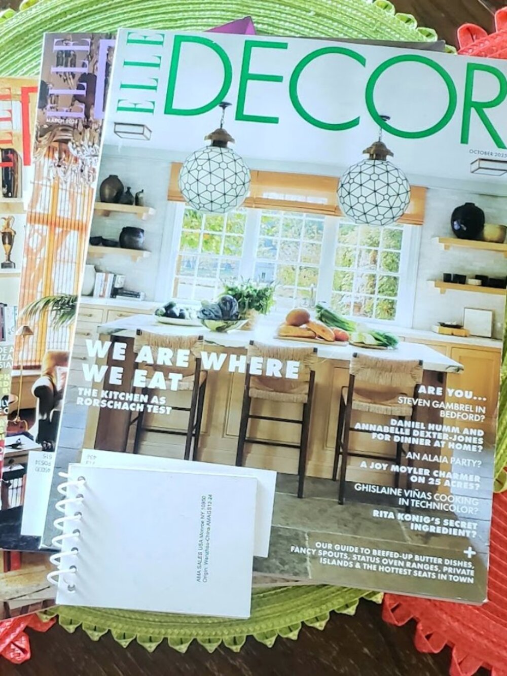 Elle Decor Magazine lot of 4